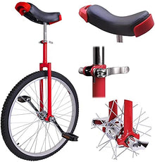 JINCAN Adjustable 20-Inch Unicycle Red
