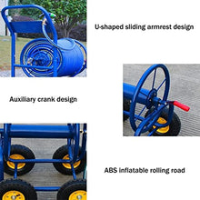 outdoor garden Hose reel Garden Hose Reel Cart, Outdoor Large Garden Hose Reel With Wheels, Household Car Wash Cleaning Water Pipe Storage Rack, Agricultural Irrigation Truck With Hose(+30m pipe)