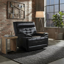 Furnifact Leather-Upholstered Power Lift Recliner Chair with Dual Motor, Electric Recliner Chairs for Adults Living Room, Black