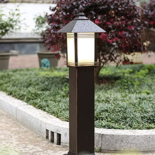 KADELONG External Waterproof Lawn Lights E27 Outdoor Floor Mount Lighting Fixture Villa Garden Waterproof Path Lights Outdoor Landscape Porch Patio Waterproof Yard Lamps H31.52in,Chandelier Lighting