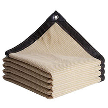 Sunblock Fabric Shade Cloth 26x49ft, 90% Sunblock Resistant Shade Mesh Tarps, Sun Shade Sail Rectangle Canopy Awning, Taped Edge with Grommets, for Patio Pergola