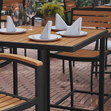 Flash Furniture Commercial Grade 32" Outdoor Bar Height Square Table