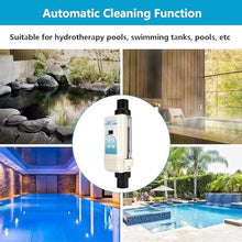 Saltwater Chlorinator 20g/H Automatic Cleaning Pool Salt Chlorinator | Swimming Pool Chlorine Machine for Inground Pools | Salt Chlorine Generator for Spa - Water Level Detection,EC-12