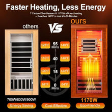 CedarLuma Infrared Sauna with FDA-Certified Red Light Therapy 660nm & 850nm