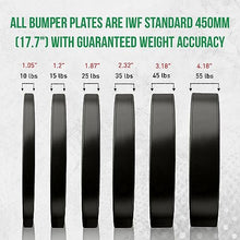 OneFitWonder Fringe Sport Contrast Bumper Plates Set 390 lbs