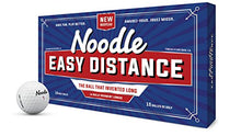 TaylorMade 2018 Noodle Easy Distance Golf Ball White Pack of 15