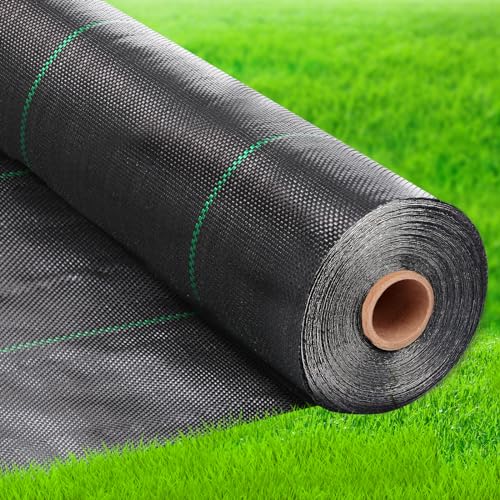 SEALTECH Premium 6 OZ Pro Garden Weed Barrier Landscape Fabric Heavy Duty, 6‘ X 250‘ Weed Barrier Fabric Durable, Lightweight, Eco-Friendly and Easy to Install.