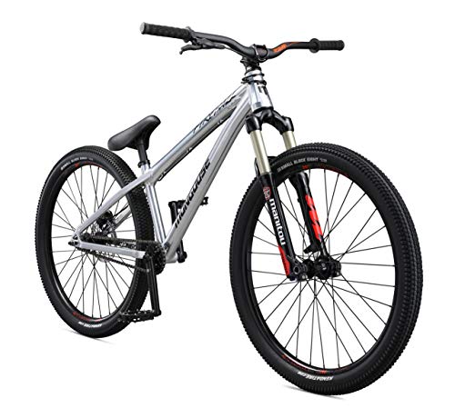 Mongoose Fireball Dirt Jump Mountain Bike 26-Inch Chrome