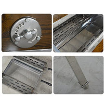 LICONG-2019 Barbecue Table Smokeless Barbecue Table Outdoor Yard Charcoal Gas Stainless Steel Self-Help Barbecue Rack Domestic Roast Leg Table Grill Table(120 * 80cm (Baking pan 40x60))