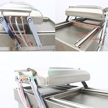 INTSUPERMAI Commercial Two Chamber Vacuum Sealer Stainless Steel Silver