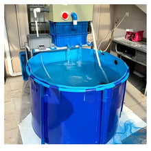 Zfmnoyev Round Pool Above Ground, Thickening Pool Belt Frame, Large Fold Aquarium Children's Pool Fish Tank, Easy to Install, for Backyard Garden Outdoor(1.5x1.2m-2100L/59x47in)
