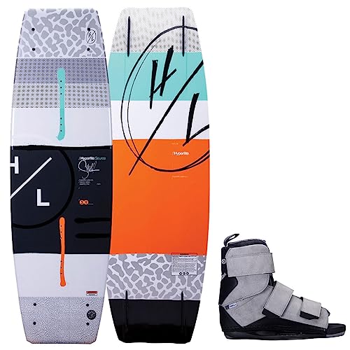 Hyperlite Source Mens Wakeboard 139 W/Formula Bindings White/Orange