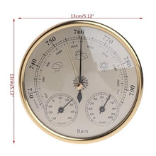 Wall Mounted Household Barometer Thermometer Hygrometer Weather Station Hanging