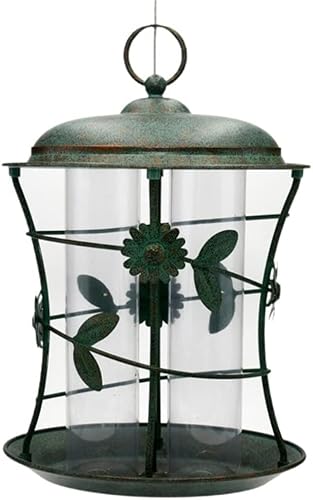 ZYBB Wild Bird Feeder for Outdoor Hanging for Garden Yard，Easy to Clean Hummingbird Feeder(Color:A)