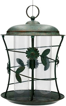 ZYBB Wild Bird Feeder for Outdoor Hanging for Garden Yard，Easy to Clean Hummingbird Feeder(Color:A)