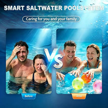 Automatic Saltwater Pool Chlorine Generator, Self-Cleaning Chlorination System, Fits up to 25000 Gallon Pools, for Swimming Pools Spas Hot Tubs EC16