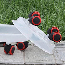 GUANKAOBING Plant Flower Pot Mover 4 Wheels Heavy Planter Flowers Pot Mover Trolley Plate Stand Holder Garden Decor Tray Garden Tools (Size : L) ()