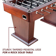 Hathaway Millennium 55-in Pro Series Foosball Table Mahogany/Black