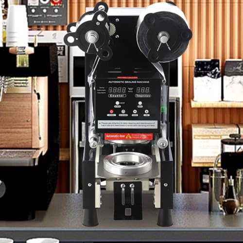 GarveeHome Fully Automatic Efficient Machine for Boba and Coffee Black