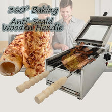 INTSUPERMAI Chimney Cake Oven Ice Cream Cone Machine with 2pcs Baking Tools
