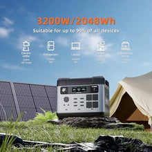 OUKITEL P2001 Pro 3200W/2048Wh Power Station With 500W Solar Panel