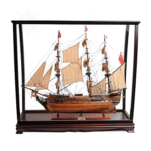 Old Modern Handicrafts Large HMS Surprise Wooden Model Ship Multi Color