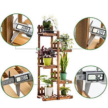 RWGOVLU Flower Stand Plant Stand Wood Sturdy Flower Stand 5 Layer Large-Capacity Balcony Living Room Garden Outdoor Furniture Plant Rack Plant Stand