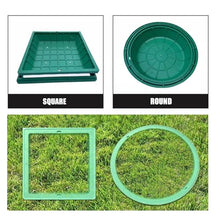 GJMDCMA Decorative Plant Pot Cover, Invisible Composite Resin Manhole Cover, Removable Round Sewage Basin Lid (100x100CM/39.4x39.4IN) - Stylish & Outdoor Accessory