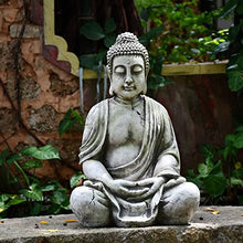 KOFSOL Fox Buddha Statue, Large Vintage Indoor Outdoor Buddha Statue, Zen Buddhism Figurine Sculpture, Home Office Outdoor Garden Decoration Ornament Crafts