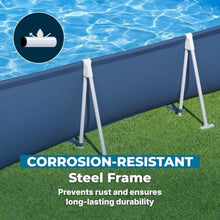 9.8' x 6.6' x 26" Metal Frame Above Ground Pool