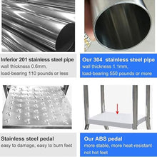 BDJSN Above Ground Pool Ladder, 4 Steps Stainless Steel Double Sided Escalator with Anti-Slip Feet, Heavy Duty Swimming Pool Water Ladder, Load Capacity 500lb