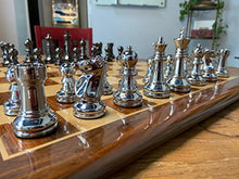 Bobby Fischer Ultimate Metal Staunton Chess Set Black