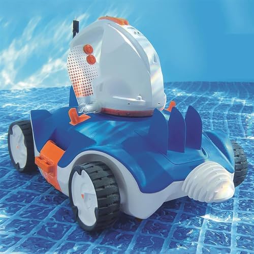 Robotic Pool Cleaners,Obotic Swimming Pool Cleaner for Above Ground Pools up to 33 Feet, Automatic Pool Vacuum Max 90 Mins Working Time, Self-Parking