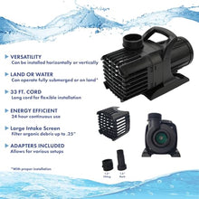 HALF OFF PONDS Savio Signature 4000 Water Garden and Pond Kit with EPDM Rubber Liner and UV Clarifier Black