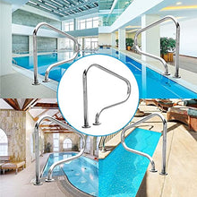Pool Handrail Pool Handrails 304 Stainless Steel Swimming Pool Hand Rail for In Ground Swimming Pools, Safety Swimming Pool Railing, Anti Slip Protective
