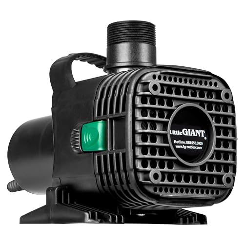 Little Giant F20-2700 115V, 2770 GPH Pond Pump, 20' Cord