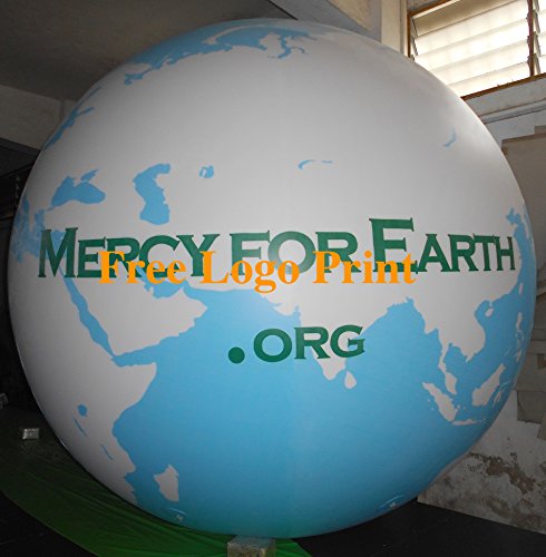 Air-Ads Supplies Giant Inflatable Globe Map Balloon 11ft PVC