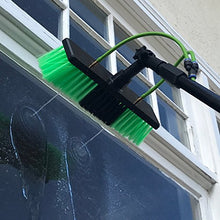 EQUIPMAXX 30 Foot (Long Reach) Solar Panel Cleaning Brush & Pole with Inline Water Filter System for Solar Panel and Window Cleaning Extendable Water Fed Pole Cleaning Kit