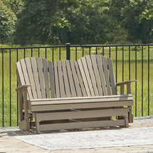 Signature Design by Ashley Hyland Wave HDPE Outdoor Glider Loveseat