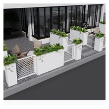 KHUTRW3D Outdoor Outdoor Planter Box Partition Flower Bed Storefront Fence Flower Box