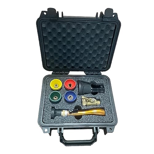 Underhill NozzleLocker Garden Water Hose Nozzle Kit, Sprayer, Jet, Fog, Mister, Heavy-Duty, with 1 Inch Magnum UltraMax Full Throttle Nozzle, HP-K4