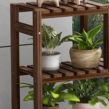 Plant Stand Indoor And Outdoor Wooden Plant Shelf Multi Plant Ladder Frame Is Used For Terrace Living Room Corner Balcony And Garden Multifunctional Flower Pot Stand Vintage Flower Display Rack