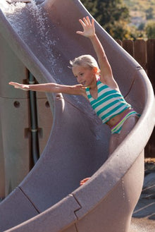 S.R. Smith TurboTwister Right Curve Pool Slide Sandstone