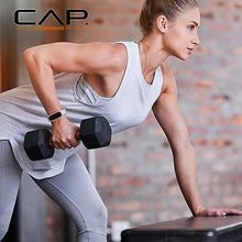 CAP Barbell Coated Hex Dumbbell Set with Copper Handle Weight - Black and Copper