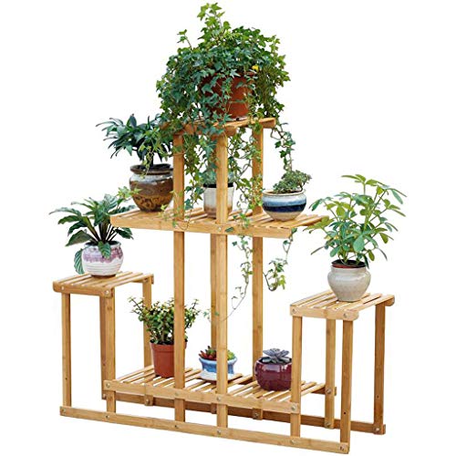 MIIKHI Plant Stands,Baoo Flower Stand,Indoor Balcony Flower Stand,Multilayer Multi Purpose Rack Three Dimensional Flower Standnishings