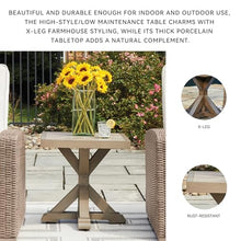 Signature Design by Ashley Beachcroft Indoor & Outdoor Square End Table, Beige