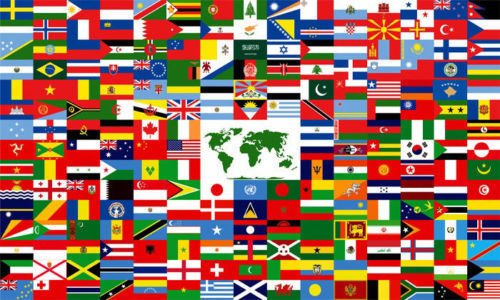2x3 United Nations Member Set 2x3' Flags International 193 UN Countries Fade Resistant Double Stitched Premium Penant House Banner Grommets