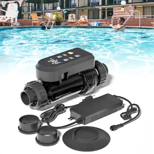 Smart Saltwater Pool Chlorinator System, Up to 60,000 Gallons Pool, Salt Chlorine Generator Built-in Wi-Fi & APP Control, Salt Pool Chlorine Generator for Above & In-Ground Pools, IPX5,25g/h