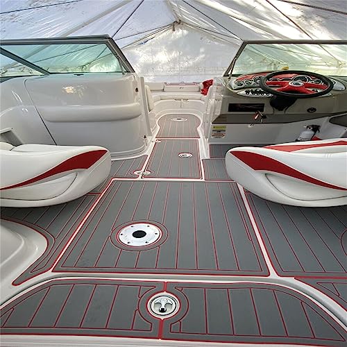 Valman Boat EVA Faux Teak Decking Floor for 2007 Crownline 220EX - Multiple Color Options