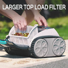 WYBOT Cordless Robotic Pool Cleaner, 120 Min for Floor, Wall and Waterline Cleaning, Pool Vacuum with Navigation & Route Planning, Fast Charging, Fully Automatic, White, Plastic, 2 Years Warranty